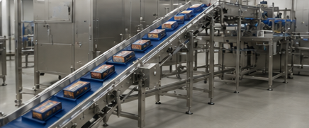 Inclined Feeding Conveyor System